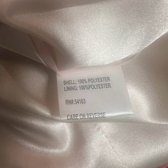 Calvin Klein CK Button Front Lined  Jacket Red  Women’s Small - Picture 7 of 7